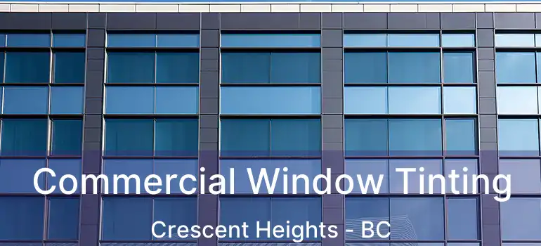  Commercial Window Tinting Crescent Heights - BC