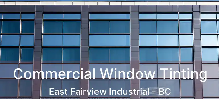  Commercial Window Tinting East Fairview Industrial - BC