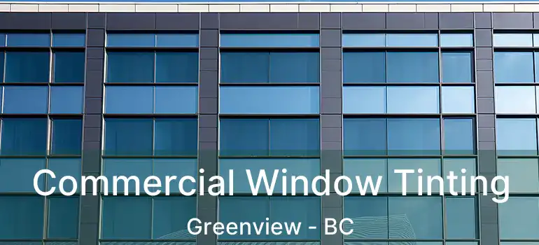  Commercial Window Tinting Greenview - BC
