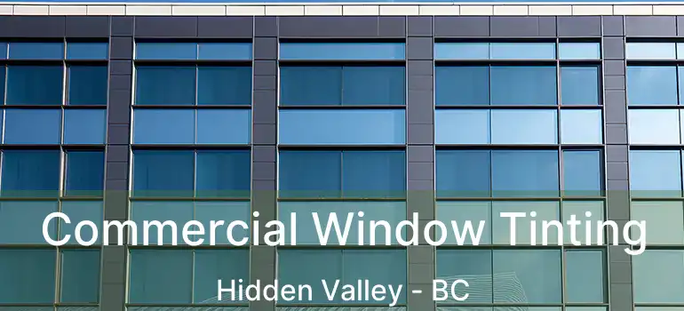  Commercial Window Tinting Hidden Valley - BC