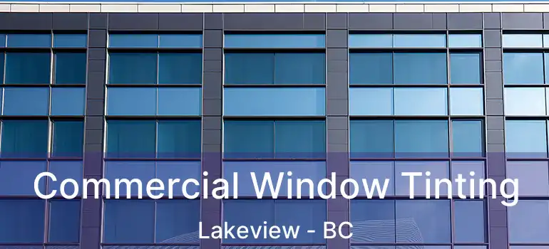  Commercial Window Tinting Lakeview - BC