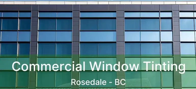  Commercial Window Tinting Rosedale - BC