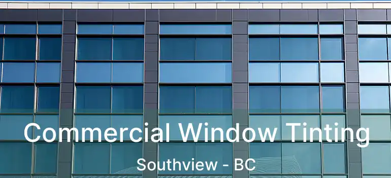  Commercial Window Tinting Southview - BC