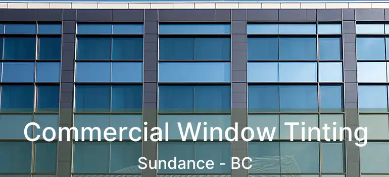  Commercial Window Tinting Sundance - BC