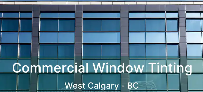  Commercial Window Tinting West Calgary - BC