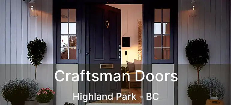  Craftsman Doors Highland Park - BC