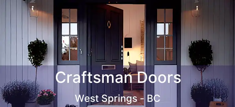  Craftsman Doors West Springs - BC