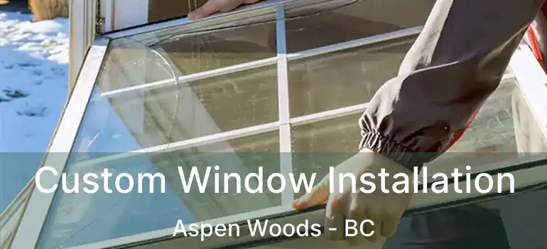  Custom Window Installation Aspen Woods - BC