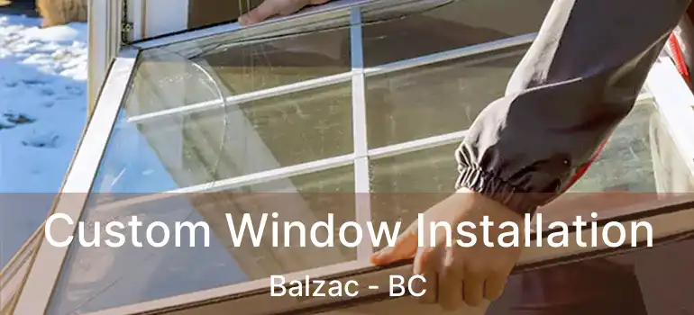  Custom Window Installation Balzac - BC