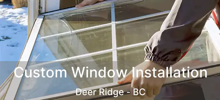  Custom Window Installation Deer Ridge - BC