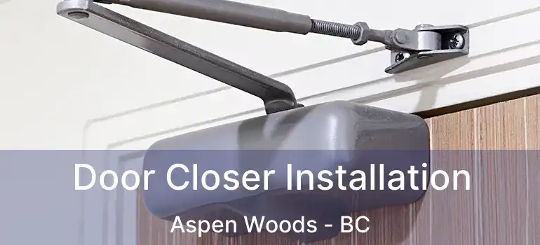  Door Closer Installation Aspen Woods - BC