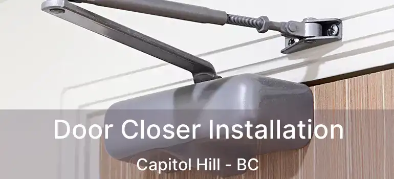  Door Closer Installation Capitol Hill - BC