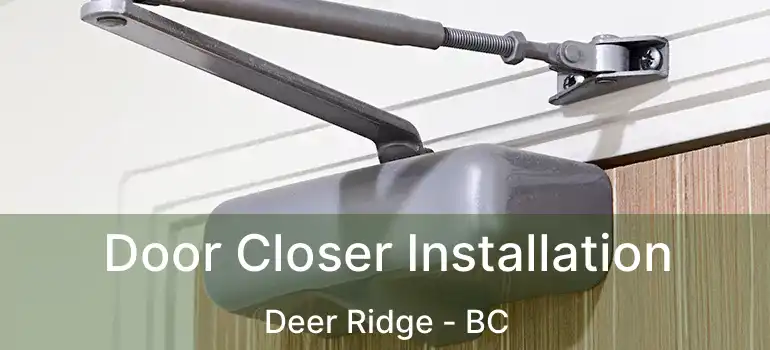  Door Closer Installation Deer Ridge - BC