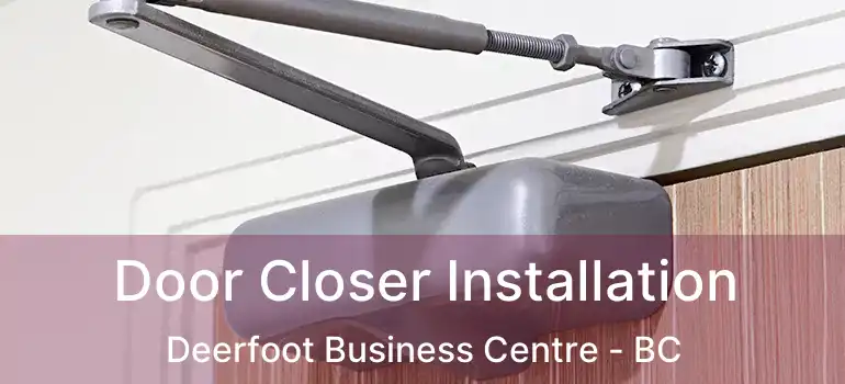  Door Closer Installation Deerfoot Business Centre - BC