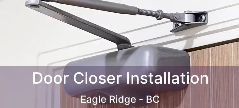  Door Closer Installation Eagle Ridge - BC