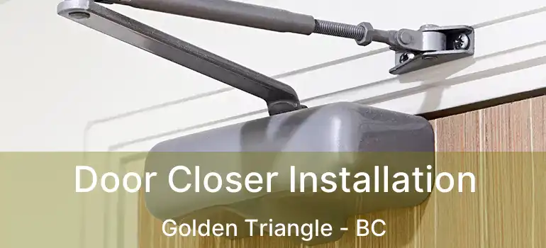  Door Closer Installation Golden Triangle - BC