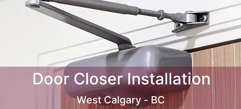  Door Closer Installation West Calgary - BC