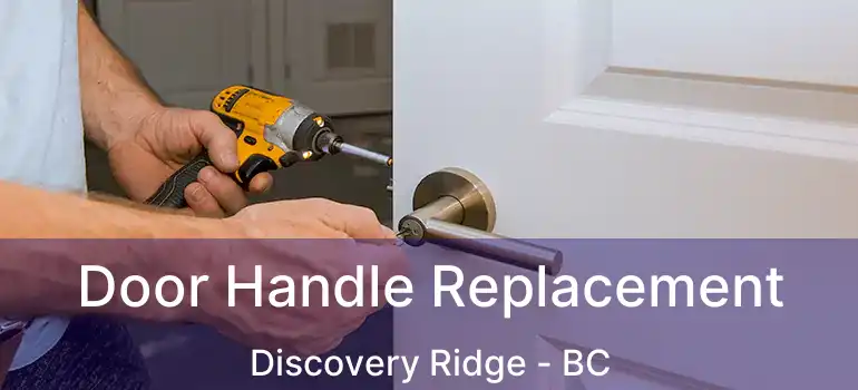  Door Handle Replacement Discovery Ridge - BC