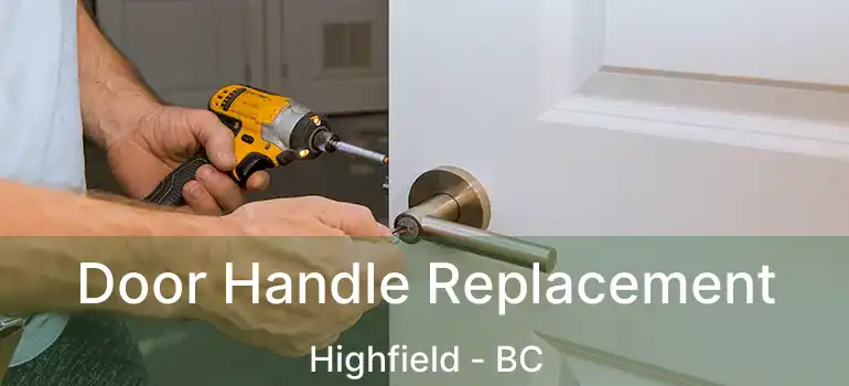  Door Handle Replacement Highfield - BC