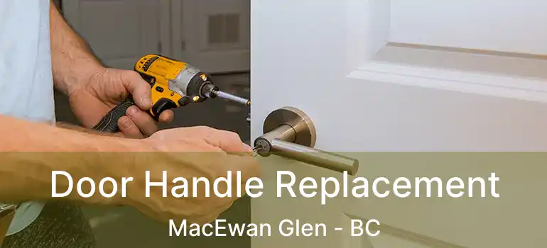  Door Handle Replacement MacEwan Glen - BC