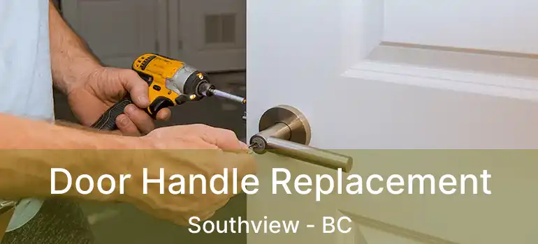  Door Handle Replacement Southview - BC