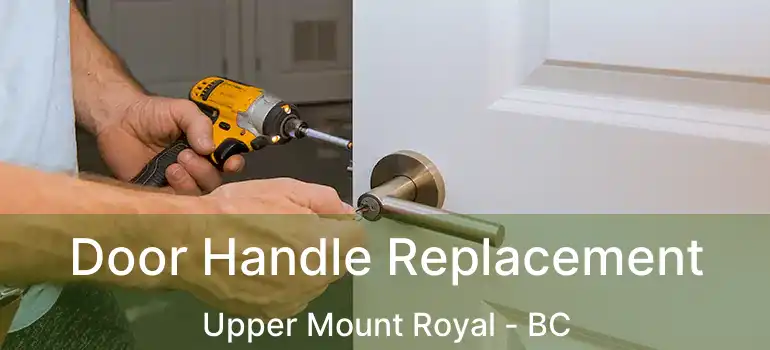  Door Handle Replacement Upper Mount Royal - BC
