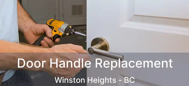  Door Handle Replacement Winston Heights - BC