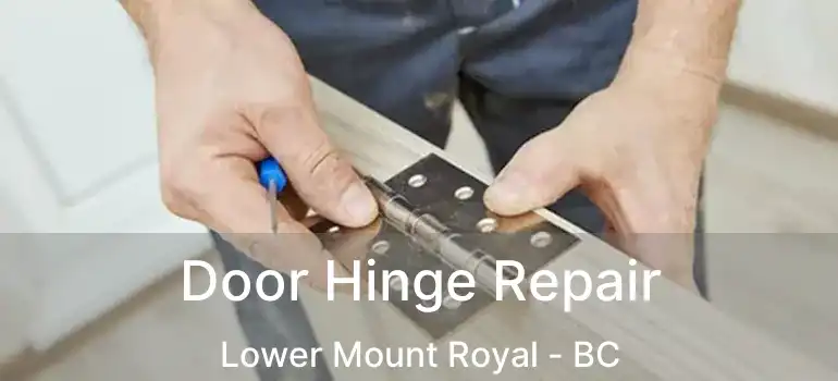  Door Hinge Repair Lower Mount Royal - BC
