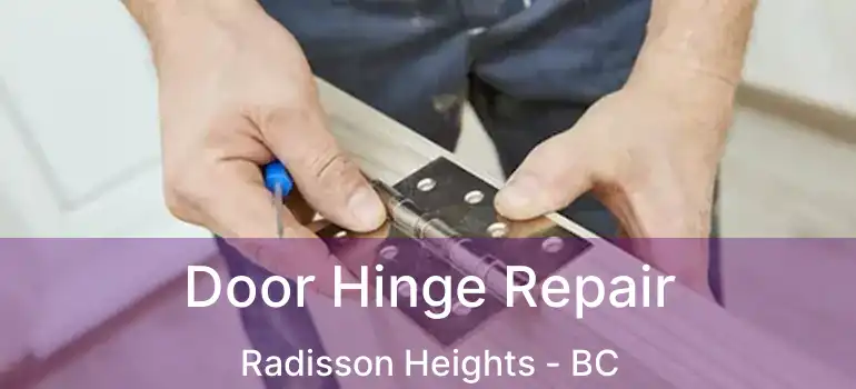  Door Hinge Repair Radisson Heights - BC