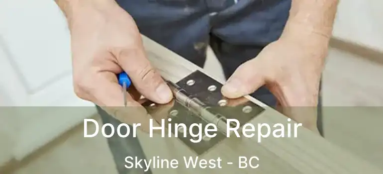  Door Hinge Repair Skyline West - BC