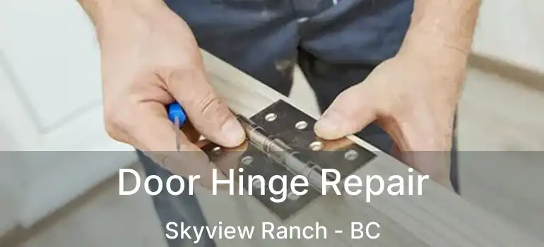  Door Hinge Repair Skyview Ranch - BC