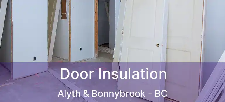  Door Insulation Alyth & Bonnybrook - BC
