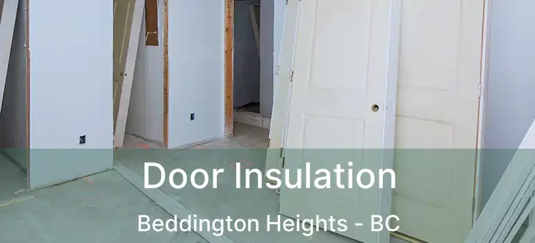 Door Insulation Beddington Heights - BC