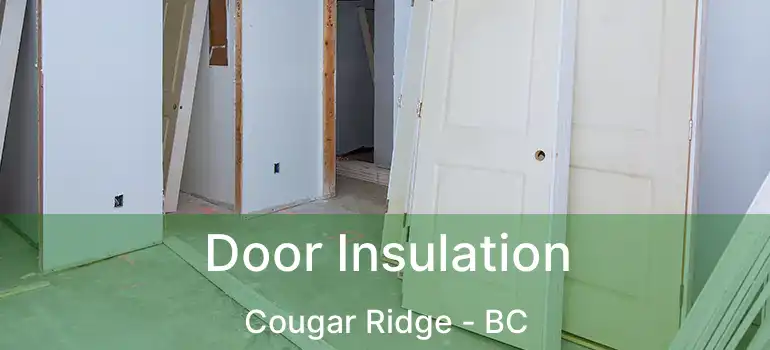  Door Insulation Cougar Ridge - BC