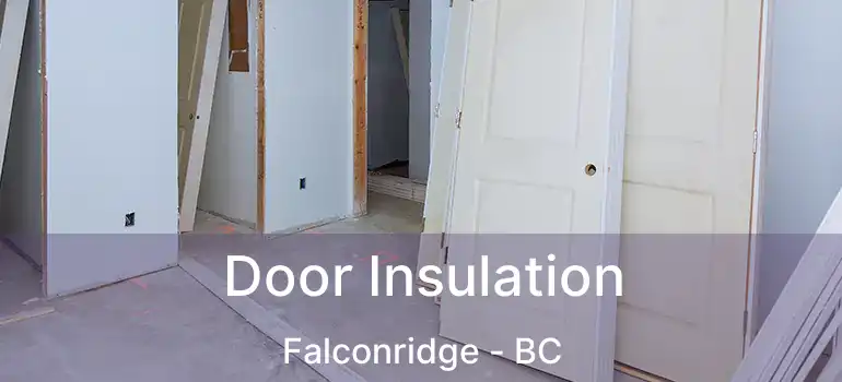  Door Insulation Falconridge - BC