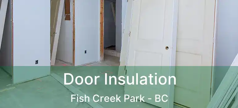  Door Insulation Fish Creek Park - BC