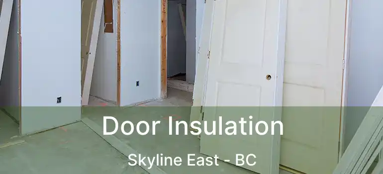  Door Insulation Skyline East - BC