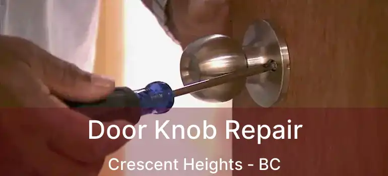  Door Knob Repair Crescent Heights - BC