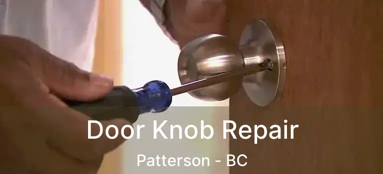  Door Knob Repair Patterson - BC