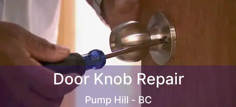  Door Knob Repair Pump Hill - BC