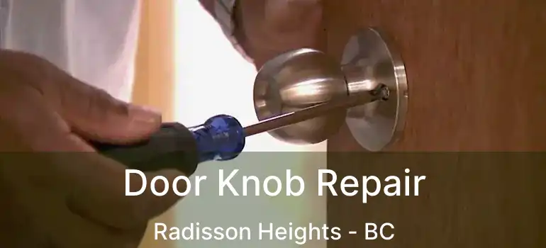  Door Knob Repair Radisson Heights - BC