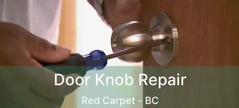  Door Knob Repair Red Carpet - BC