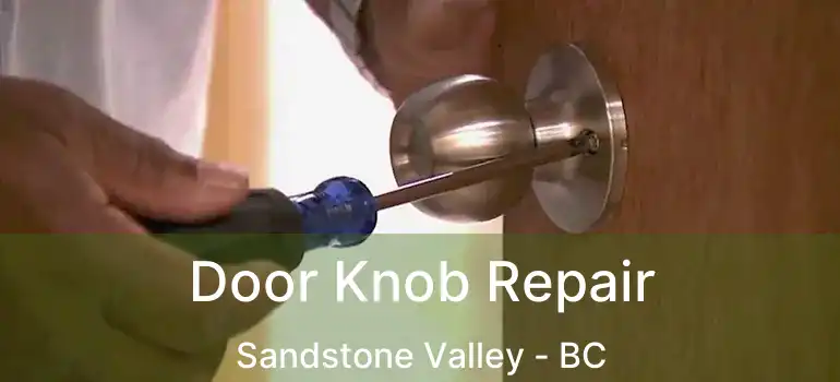  Door Knob Repair Sandstone Valley - BC