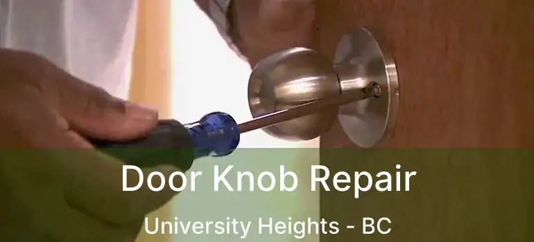  Door Knob Repair University Heights - BC