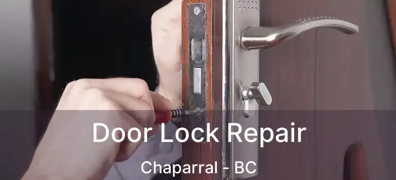  Door Lock Repair Chaparral - BC