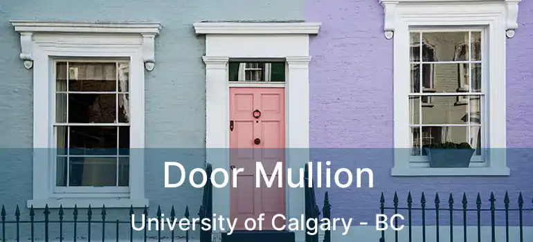  Door Mullion University of Calgary - BC