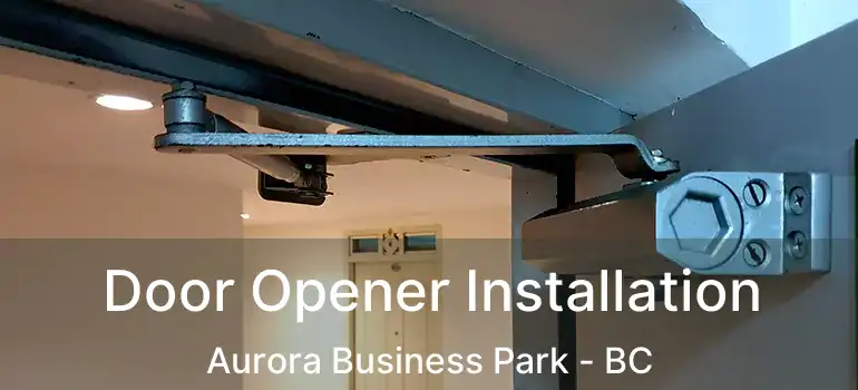  Door Opener Installation Aurora Business Park - BC