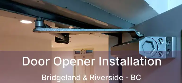  Door Opener Installation Bridgeland & Riverside - BC