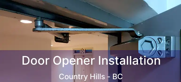  Door Opener Installation Country Hills - BC