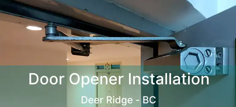  Door Opener Installation Deer Ridge - BC